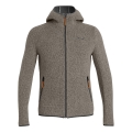 Salewa Kapuzenjacke - Hoodie Full Zip Woolen - bungee cord braun Herren